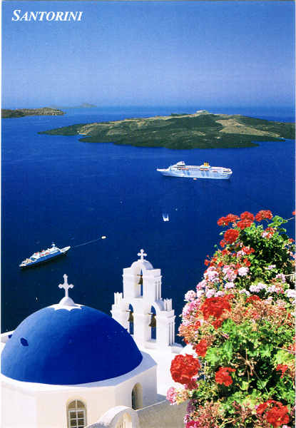 S 175 - Gr�cia SANTORINI - Ed. I. MATHIOULAKIS & Co. 1. Andromedas str., 162 31 Vyronas Athens - Greece - tel. 210 7661351 - SD - Dim. 11x16 cm - Col. F�tima B�ia (2007)