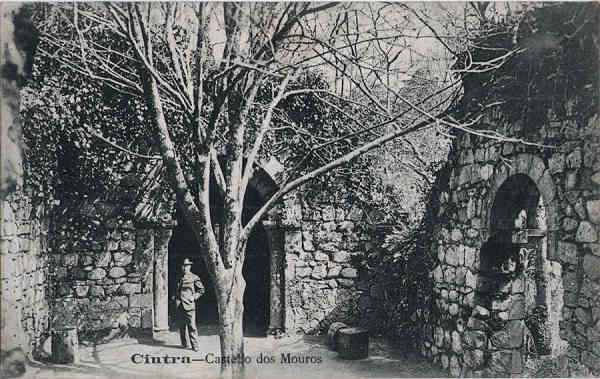 S/N - Castello dos Mouros - Edi��o Rocha, Lisboa - Dim. 139x87 mm - Carimbo Postal 16ABR1909 - Col. A. Monge da Silva (anterior a 1909)