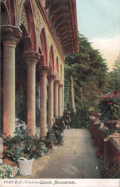 N� 1043 - Quinta Monserrate - Edi��o B.P. - Dim. 138x88 mm - Col. A. Monge da Silva (anterior a 1910)