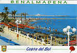 N� 32 - Benalmadena. Costa del Sol. Paseo Mar�timo - Ed. L. Dominguez - Dim. 14,8x10,3 cm - Col. M�rio Silva