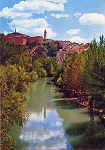 N� 3 - Cuenca, Rio Jucar al fondo Torre Mangana - Ediciones Sicilia, Zaragoza - Dim. 149x103 mm - Col. A. Monge da Silva (1984)
