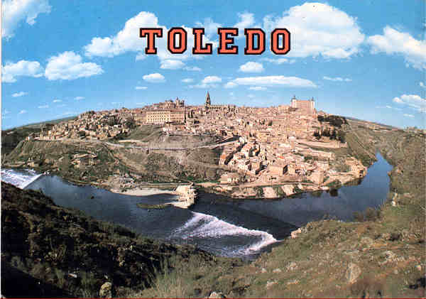 N� 1292 - Toledo, Vista General (1) - Ediciones J�lio de la Cruz, Toledo - Dim. 150x105 mm  - Col. A. Monge da Silva (c. 1985)