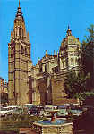N� 1818 - Toledo, Catedral, Vista general - Ediciones J�lio de la Cruz, Toledo - Dim. 150x105 mm  - Col. A. Monge da Silva (c. 1985)