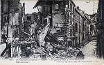 824 - La Grande Guerre. Verdun, Un quartier apr�s le bombardement - Edition � Lev, Fils & Cie �, Paris - Dim. 140x87 mm . Col. A. Monge da Silva (cerca de 1920)
