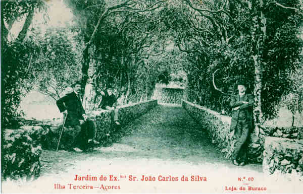 N� 60 - Jardim do Sr. Jo�o Carlos Silva - Edi��o da Loja do Buraco - Dim. 138x88 mm - Col. A. Monge da Silva (anterior a 1910)
