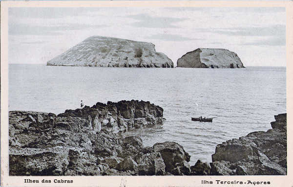 SN - Ilheu das Cabras - Editor A. Monjardino 6 C.� - Dim. 140x90 mm - Usado em 27FEV1926 - Col. A. Monge da Silva (anterior a 1910)