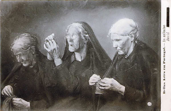 N� 1538 - Bellas-Artes em Portugal. As aziladas, de David - Editor F. A. Martins, Lisboa - Dim. 14x9 cm - Usado em 1908 - Col. A. Monge da Silva