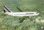 N.� 354 - BOEING 737 d'AIR FRANCE longueur 28,60 m - envergure 28,30 m vitesse 830 km/h - rayon d'action 2.350 km - Ed. P.I. - 38 rue Ste. Croix-de-la-Bretonnerie, Paris T�l. 658.65.44 - Imprim� en Italie - Photo Air France - SD - Dim. 14,8x10,3 cm - Col. Manuel B�ia