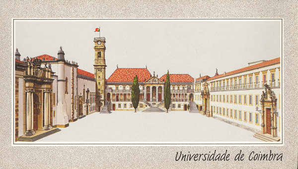 C91 - Universidade de Coimbra - Ed. Guia Tur�stico do Norte, Lda, Lisboa, Tel. 219310882 - SD - Dim. 165x93 mm - Col. �nio Semedo