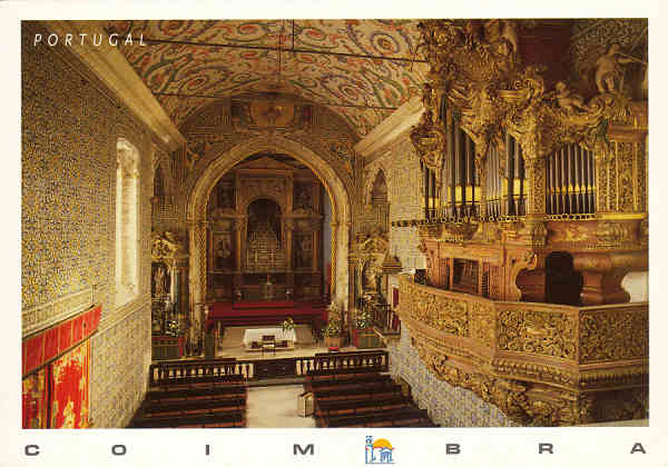 F304 - Coimbra. Universidade. Capela de S. Miguel - Ed. Forways, Lda - Tel. 219310882 - SD - Dim. 149x104 mm - Col. �nio Semedo