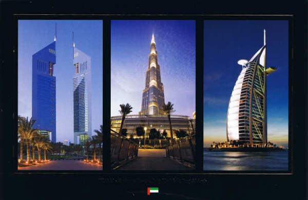 SN - DUBAI - Emirates Towers, Burj Khalifa & Burj Al Arab - Ed. Middle East Vision At the Top WWW.MIDDLE-EAST-VISION.COM BY NICOLE LUETTECKE - 2011 Dim. 17,5x11,5 cm - Col. F�tima M. B�ia (2012).