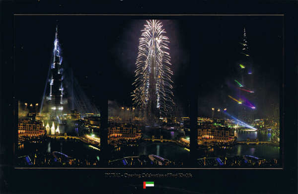 SN - DUBAI - Opening Celebration of Burj Khalifa - Ed. Middle East Vision At the Top WWW.MIDDLE-EAST-VISION.COM BY NICOLE LUETTECKE - 2011 Dim. 17,5x11,5 cm - Col. F�tima M. B�ia (2012).