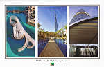SN - DUBAI - Burj Khalifa & Dancing Fountain - Ed. Middle East Vision At the Top WWW.MIDDLE-EAST-VISION.COM BY NICOLE LUETTECKE - 2011 Dim. 17,5x11,5 cm - Col. F�tima M. B�ia (2012).