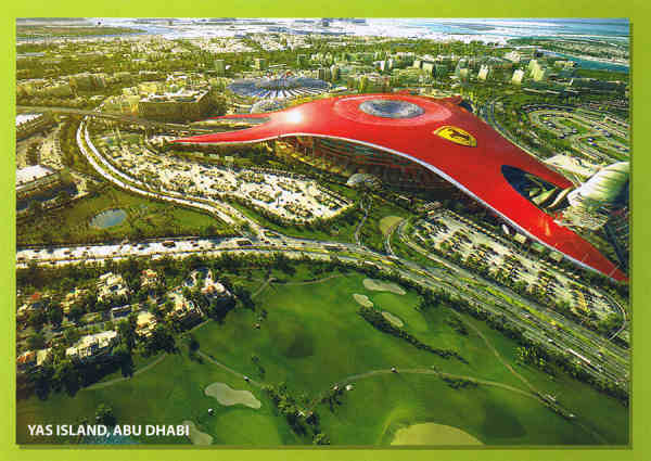 N� 12 - United Arab Emirates  Yas Island - Abu Dhabi Formula 1-Ferrari - Ed. Awni - Hadarah - P. O. Box 7822, DUBAI. Tel. (050) 6253986 - SD Dim. 16,8x12 cm - Col. F�tima M. B�ia (2012).