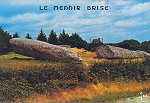 MX 2840 -  Locmariaquer (Bretanha), Menhir Bris� - Dim. 14,8x10,2 - Editions d'Art JOS, Chateaulin - Adquirido em 1992 - Col. A. Monge da Silva