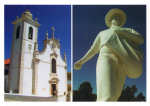 SN - Vilas do Concelho de Montemor-o-Velho - Vila da Carapinheira - Igreja Matriz (Santa Susana) e Est�tua de Homenagem  ao Homem dos Campos do Mondego - Ed. Gutenberg - Artes Gr�ficas, Lda. - Carapinheira MMV - Edi��o da C�mara Municipal de Montemor-o-Velho, Portugal - Foto CMMV - Jo�o Lobo - SD - Dim. 15x10,6 cm - Col. Manuel B�ia (2012)