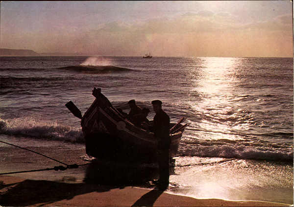 N� 125 - NAZARE - Vida do Mar - Colec��o Arte e Turismo - SD - Dim. 149x104 mm - Col. Gra�a Maia