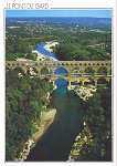 N� 2196 - Nimes, Le Pont de Gard (2) - Editions du Boumian, M�naco - Dim. 14,8x10,5 cm - Adquirido em 1994 - Col. Monge da Silva