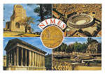 N� 535 - Nimes, Capitale de la Gaule - Editions de la Palette, Saint-Cl�ment-de-Rivi�re - Dim. 15,0x10,6 cm - Adquirido em 1994 - Col. Monge da Silva
