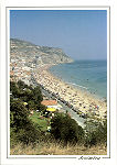 N� 5 - Colec��o Paisagens e Costumes. Conc. Sesimbra - Panor�mica da parte Leste da vila - Ed. Jos� Ars�nio 2001. tel. 212686343, Sesimbra - Dim. 150x105 mm - Col. Gra�a Maia