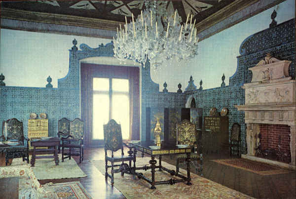 N� 853 - PAL�CIO NACIONAL DE SINTRA (Portugal) - Sala das P�gas - Ed. Col. Passaporte LOTY - SD - Dim. 150x104 mm - Col. Gra�a Maia