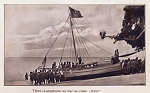 SN - Timor - Lan�amento ao mar da cutter "Edith" - Edi��o da Circunscri��o Civil de Liqui�� -  SD - Dim. ??x?? cm - Col. Monge da Silva (Cerca de 1925)