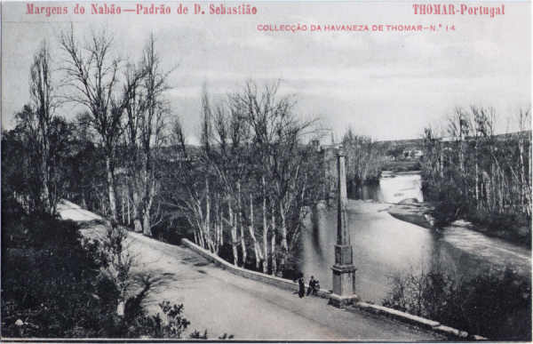 N� 14 - Margens do Nab�o, Padr�o de D. Sebasti�o - Collec��o da Havaneza de Thomar - Dim. 138x90 mm - Col. A. Monge da Silva (cerca de 1905)