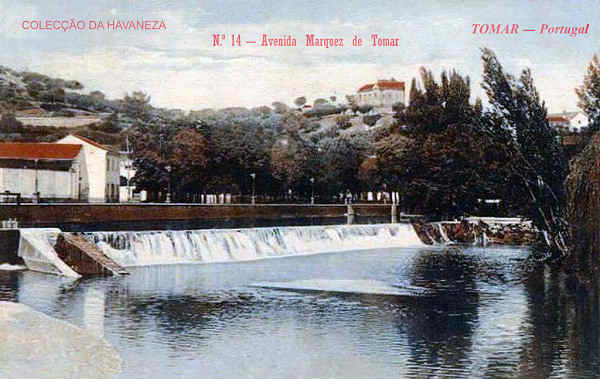 N� 14 - Avenida Marquez de Tomar - Colec��o da Havaneza, Tomar - Dim. 138x88 mm - Col. A. Monge da Silva (1912)