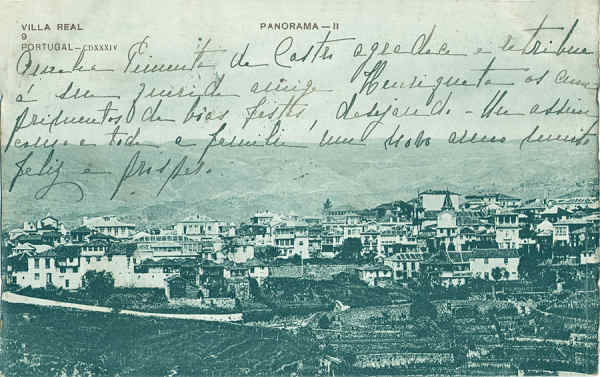 N.� 9 - Panorama II - Editor desc. - Dim. 142x90 mm - Carimbo Postal 20/10/1905 - Col. A. Monge da Silva