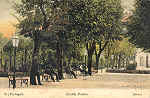 N.� 81 - Portugal Jardim Publico Aveiro - Edi��o de Malva & Roque, Rua do Arsenal, 113 Lisboa - SD - Dim 13,8x9 cm. - Col FMSarmento (circulado em 23-5-1908).
