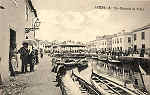 N.� 19 - Aveiro Mercado do peixe - Editores MOREIRA & TORRES, Aveiro - SD - Dimens�es 13,7x8,8 cm. - Col.  FMSarmento.