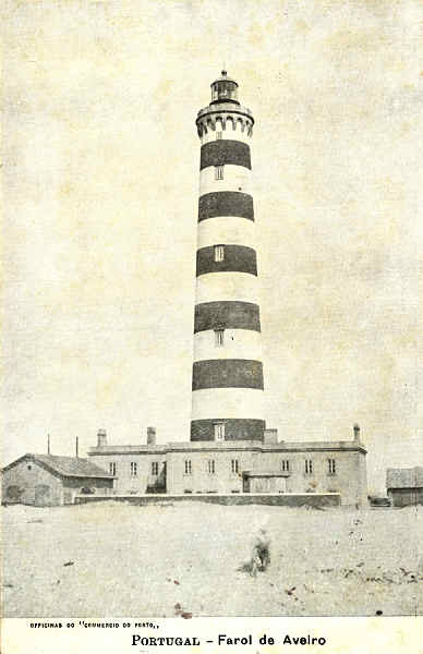 S/N - PORTUGAL Farol de Aveiro - Officinas do Comercio do Porto - SD - Dimens�es 14,1x9 cm. - Col.  FMSarmento.