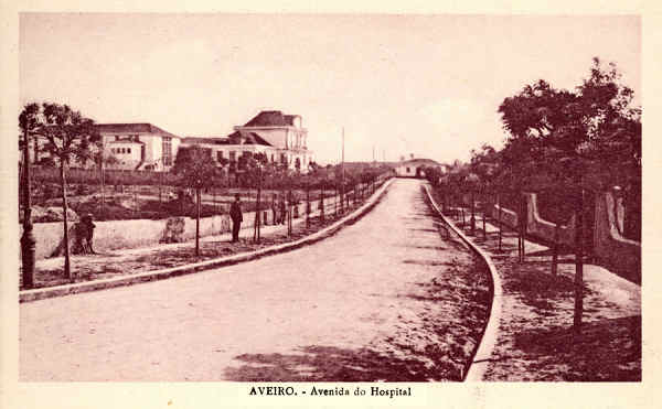 SN - AVEIRO Avenida do Hospital - Edi��o Souto Ratolla, Aveiro - SD - Dimens�es: 14x9,2 cm. - Col. FMSarmento