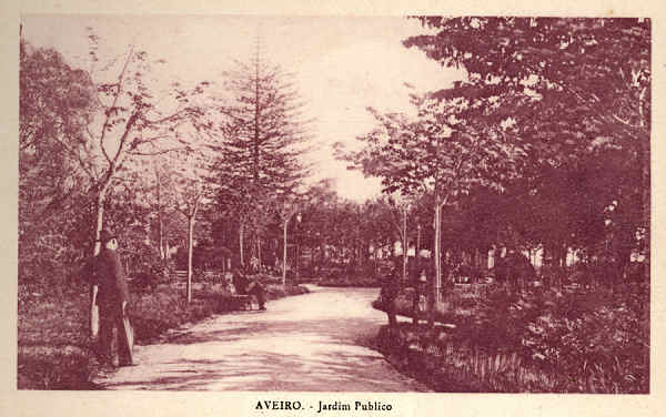 SN - AVEIRO Jardim P�blico - Edi��o Souto Ratolla, Aveiro - SD - Dimens�es: 14x9,2 cm. - Col. FMSarmento