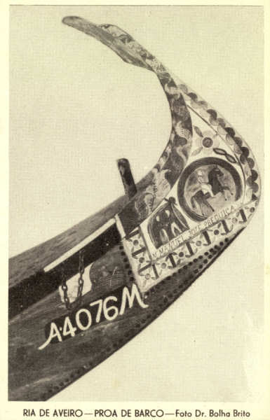 N.� 14 - Ria de Aveiro-Proa de Barco Foto Dr Bolha Brito - Edi��o Revista Latina - SD - Dim. 14x9 cm - Col. FMSarmento.jpg