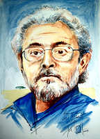 Lu�s Jord�o. Pintura de Ant�nio Galv�o. Clicar para ampliar.