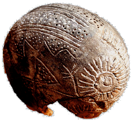 Pote oculado. Anta do Zambujeiro, �vora. Clicar para ampliar.