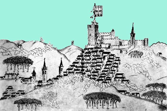 Castelo de Vide – Vista tirada da banda do sueste.