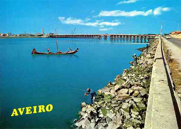 N.� 334/494 - Aveiro: Barco Moliceiro - Edi��o G�tica, Porto, Rua N. S. de F�tima, 298 - tel. 66347 - S/D - Dimens�es: 14,6x10,4 cm. - Col. HJCO