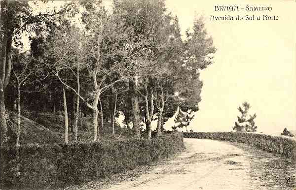 S/N - BRAGA-Semeiro-Avenida do Sul a Norte - Sem editor - S/D - Dimens�es: 13,8x9 cm. - Col. Aur�lio Dinis Marta.