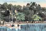 S/N - Caldas da Rainha-Portugal: Lago e Parque da Rainha D. Leonor - Editor Novo Sal�o  de Barbear, 1911 - Dimens�es:  13,8x9 cm. - Col. Miguel Chaby.