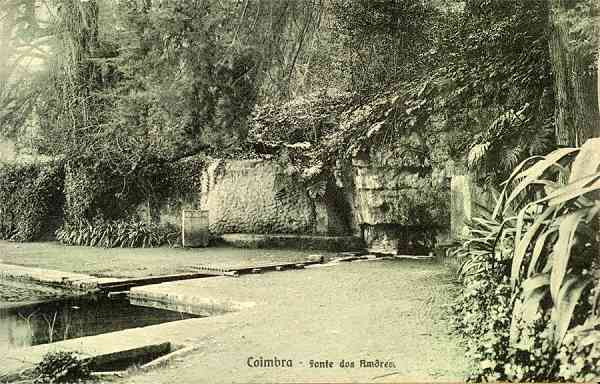 S/N - Coimbra: Fonte dos Amores - Edi��o da Havaneza Central - R. Visconde da Luz 2 a 6 - S/D - Dimens�es: 14x8,9 cm. - Col. Aur�lio Dinis Marta.