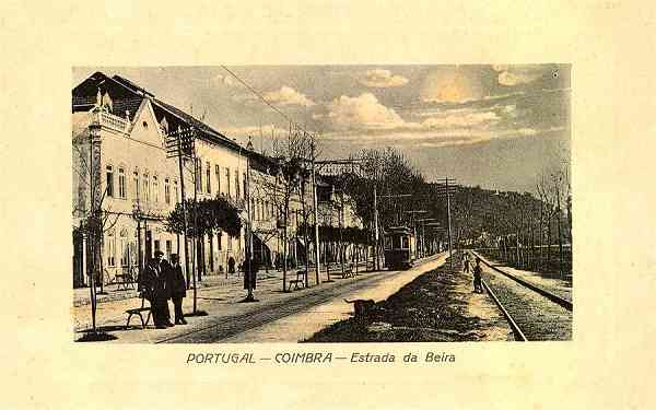 S/N - Coimbra: Estrada da Beira - Edi��o Alberto Malva, R. da Madalena, 23 Lisboa - S/D - Dimens�es: 13,8x8,9 cm. - Col. Aur�lio Dinis Marta.
