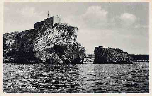 S/N - Nazar� - Guelhim e farol - Ed. Jos� Dias Da Silva, Caldas da Rainha - S/D - Dimens�es: 8,9x5,9 cm. - Col. Miguel Chaby.