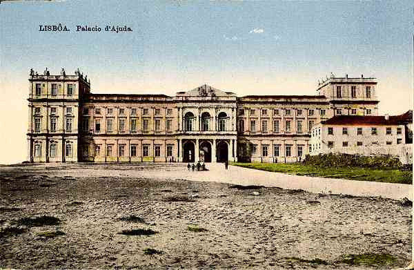 S/N - Lisboa: Palacio d'Ajuda - S/D - Sem editor [HSNS] - Dimens�es: 14,1x9,2 cm. - Col. Aur�lio Dinis Marta.