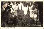 N.� 9 (?) - Lisboa, Igreja da Estrela - Produc��o da Sociedade Nacional de Fotografia, Ld� Alg�s (Portugal) - S/D - Dimens�es: 13,8x9cm. - Col. Carneiro da Silva (Circulado em 25/09/1936)
