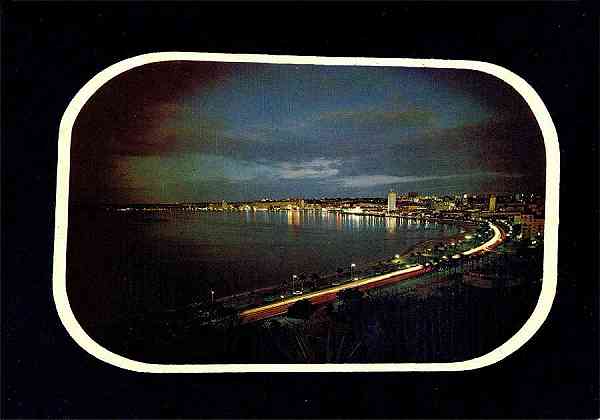 N.� 17 - LUANDA Vista da Ba�a - Edi��o Elmar, Luanda - S/D - Dimens�es: 14,8x10,4 cm. - Col. Manuel B�ia (1970)