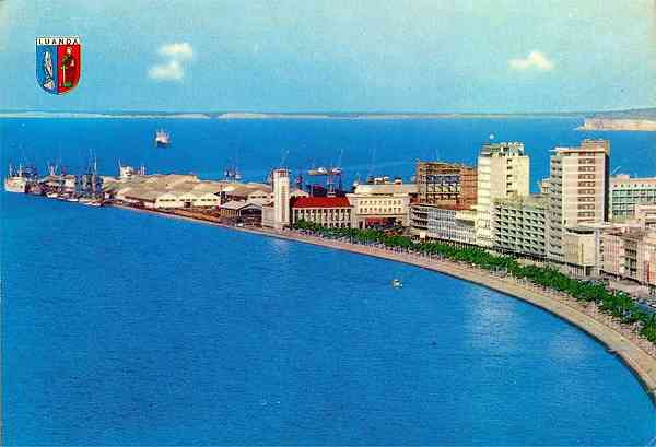 N.� 70 - LUANDA Av. Paulo Dias de Novais (Marginal) - Edi��o Elmar, Luanda - S/D - Dimens�es: 15,1x10,4 cm. - Col. Manuel B�ia (1970)