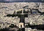 N.� 29 - Vue a�rienne, perspective depuis l'Arc du Triomphe de l'�toile vers leMus�e du Louvre - Ed. du patrimoine... Paris, 2008. Yann Arthus... - Dim. 15x10,5 cm. - Col. FMBoia.