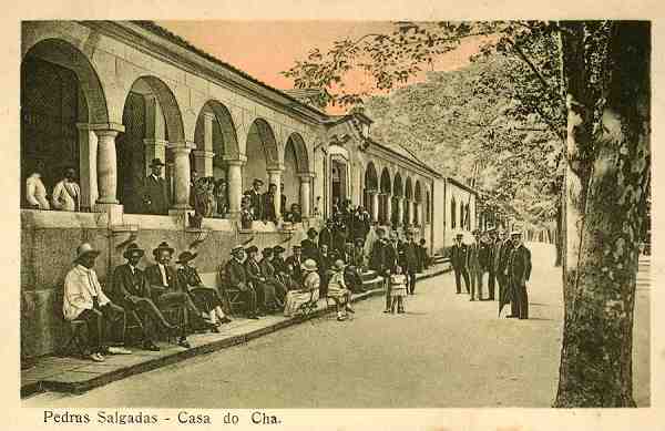 S/N - Pedras Salgadas - Casa do Cha - Sem indica��o do editor - S/D - Dimens�es: 13,9x9 cm. - Col. Aur�lio Dinis Marta.